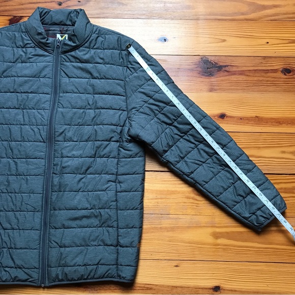 Voyager Grey Red Fleece Lined Puffer Jacket, NWT, XXL - Picture 9 of 13